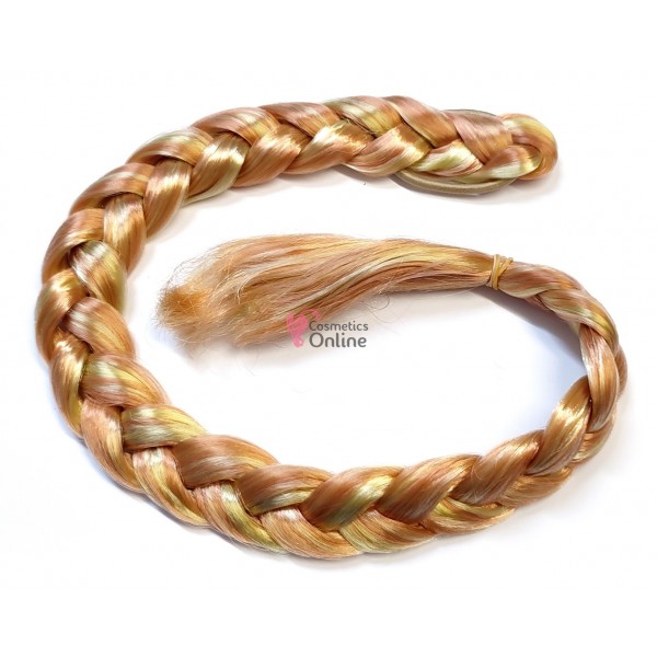Coada de par impletita Blond cu suvite Aramii de  70cm Cod: BCD70
